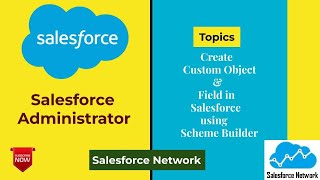 Create Custom Object and Field in Salesforce using Schema Builder [upl. by Nosral902]