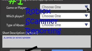 Roblox Scammer Reporting [upl. by Refinnej194]