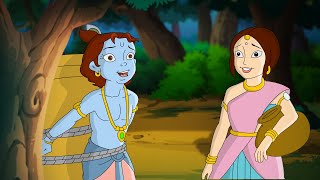 Krishna  Makhan Chor  Cartoons for Kids  Fun Kids Videos [upl. by Naul]