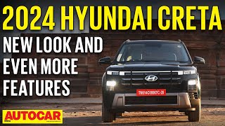 2024 Hyundai Creta facelift  Price features and more  Walkaround  Autocar India [upl. by Pantheas]