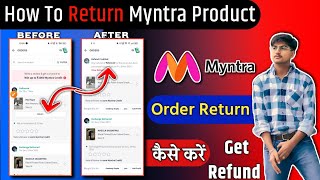 Myntra Product Return Kaise kare  How to Myntra Product Return Process 2024 [upl. by Pascha]