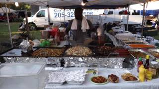 2016 Footwash Festival  Shrimp Stir Fry [upl. by Oirasor]