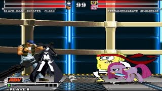 Team SPONGEBOB 1105 VS Team YoutubeRulesReadingSucks MUGEN ¡¡battle¡¡ Request [upl. by Uchish]