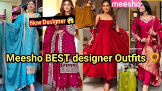 Meesho Haul  Meesho New Designer Anarkali GownDress Haul💃Meesho Partywear Kurta SetsLehnga💃Meesho [upl. by Ecille225]