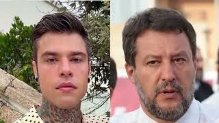 Fedez e lo scherzo telefonico a Salvini che replica «Io ho smesso di farli a 12 anni» [upl. by Sula597]