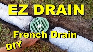 Backyard Sump EZ Flow French Drain [upl. by Duffie]