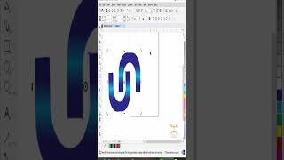 S Logo Design IN CorelDrawcoreldraw [upl. by Akienat]