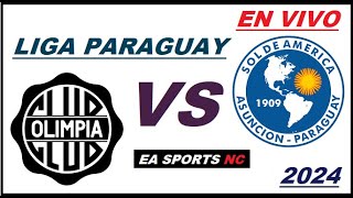 🔴Olimpia vs Sol de America en vivo  Liga Clausura Paraguay [upl. by Hsilgne]