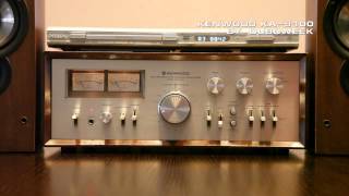 Kenwood KA9100 Vintage Integrated Amplifier HiFi Stereo Amplifier demo [upl. by Arlinda]