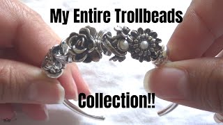 My Trollbeads Collection Part 1  May 2019 [upl. by Ruhtracam]