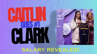 — Caitlin Clark DRAFTED 1 amp SALARY REVEALED — caitlinclark wnba iowa [upl. by Bertero]