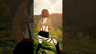 Mikasa amp Levi vs BEAST anime attackontitan beasttitan leviackerman animeedit [upl. by Eca]