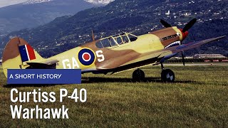 Curtiss P40 Warhawk  Tomahawk  Kittyhawk  A Short History [upl. by Dreda554]