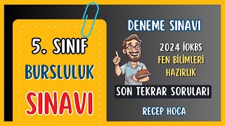 5 Sınıf Fen Bilimleri Bursluluk Deneme Sınavı 1 [upl. by Hoisch]