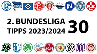 Bundesligatipps 2Liga  30Spieltag  Saison 20232024 [upl. by Raimund]