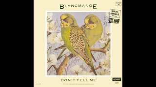 Blancmange  Dont tell me  1984  SynthPop [upl. by Tirrej195]