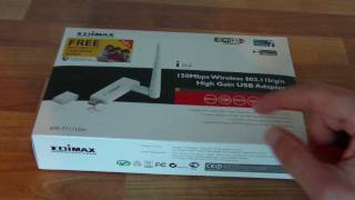 Unboxing amp Look at Edimax EW 7711USN USB Wireless Adapter [upl. by Breed141]