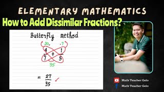 How to Add Dissimilar Fractions in 3 easy steps MathTeacherGelo [upl. by Hnah]