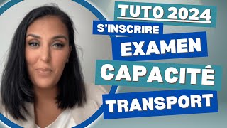 Sinscrire à lexamen de la capacité de transport 35T  Tuto 2024 [upl. by Audsley639]