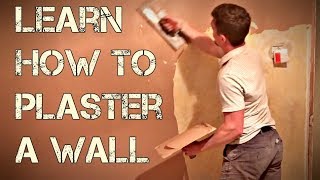 How To Plaster A Wall  Plastering For Beginners [upl. by Bettencourt]