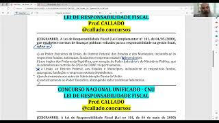 CNU 06  Lei de Responsabilidade Fiscal LRF estilo Cesgranrio [upl. by Kellsie230]