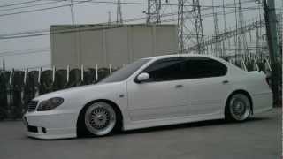 NISSAN CEFIRO A34  AirREX digital air suspension system [upl. by Asoj]