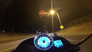 Suzuki B king vs ZX10r 186 mph sem capassete friendly [upl. by Naie]