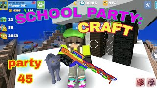 MINECRAFT  SCHOOL PARTY CRAFT NEW UPDATE PARTY45 [upl. by Virgy]