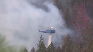 Nevada County Highway Fire Continues to Burn [upl. by Edward]