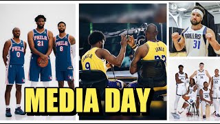 NBA БАЗАА MEDIA DAY [upl. by Ardnasal835]