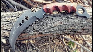 Making a Karambit Knife From Plow Parts [upl. by Pierro]