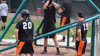 Chance Sisco  Delmarva Shorebirds  Baseball Prospectus [upl. by Eniamerej]