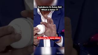 Kookaburra vs Dukes Ball  Which is better  kookaburra cricketball cricketshorts viralshorts [upl. by Dombrowski]