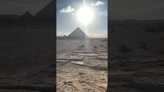 Giza Plateau is breathtaking wealth travel luxury giza egypt pyramid khufu vacation life [upl. by Raul]