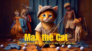 Max the Cat From Hardship to Glory in the Golf World cats cute shorts aiimages love aicat [upl. by Novehs]