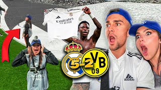 ONDEO EL BALÓN DE LA CHAMPIONS en el Bernabéu  RMadrid vs Dortmund [upl. by Cissy]