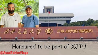 Study at XJTU  Visit to Xian Jiaotong University XingQing Campus  V Log 8 [upl. by Fassold484]