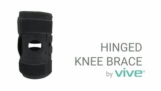 Hinged Knee Brace by Vive  Adjustable Support for Knee ACL Patella Tendon amp Meniscus Compression [upl. by Adaliah]