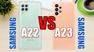 Samsung Galaxy A22 vs Samsung Galaxy A23 ✅ [upl. by Rubin250]