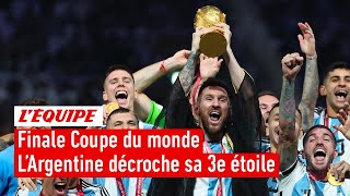 Coupe du monde 2022  L’Argentine sacrée face à la France après une finale exceptionnelle [upl. by Nisior]