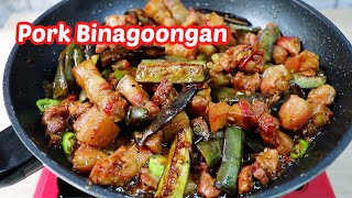 Pork Binagoongan  Mapapaunli Rice ka sa Sarap [upl. by Idaline]