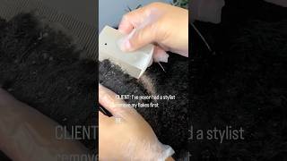 Flaky Scalp Removal On Natural Hair [upl. by Dalston607]