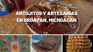 Delicias del Mercado de Antojitos típicos y artesanías de Uruapan Michoacán [upl. by Ileek603]