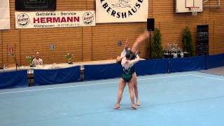 Albershausen 2015 062 064 WG Juniors 2 Dyn GER Oldenburger Turnerbund Romea Güttler [upl. by Fredel]