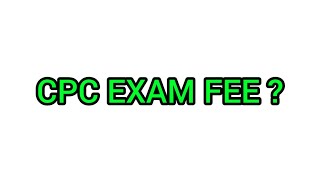 CPC exam fee  Total how much exam fee for CPC  medical cpc icds [upl. by Kciderf]