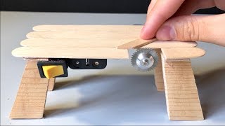 How to Make a Table Saw Machine  Miniature Cutting Tool  Very Powerful [upl. by Ahtera]