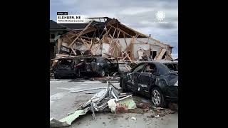 Homes Destroyed in Elkhorn Nebraska [upl. by Marigolde]