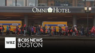 Omni hotel workers in Boston join expanding strike [upl. by Sahcnip843]