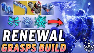 This INSANE Renewal Grasps Build Will Freeze EVERYTHING in PvE Destiny 2 Hunter Build [upl. by Arakat]