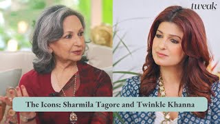 The Icons Sharmila Tagore and Twinkle Khanna  Tweak Summit 2023 [upl. by Eihpos]